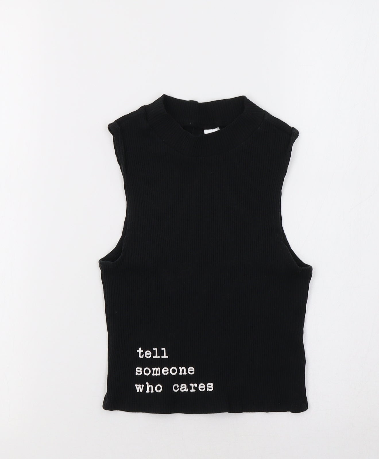 H&M Womens Black   Basic T-Shirt Size S