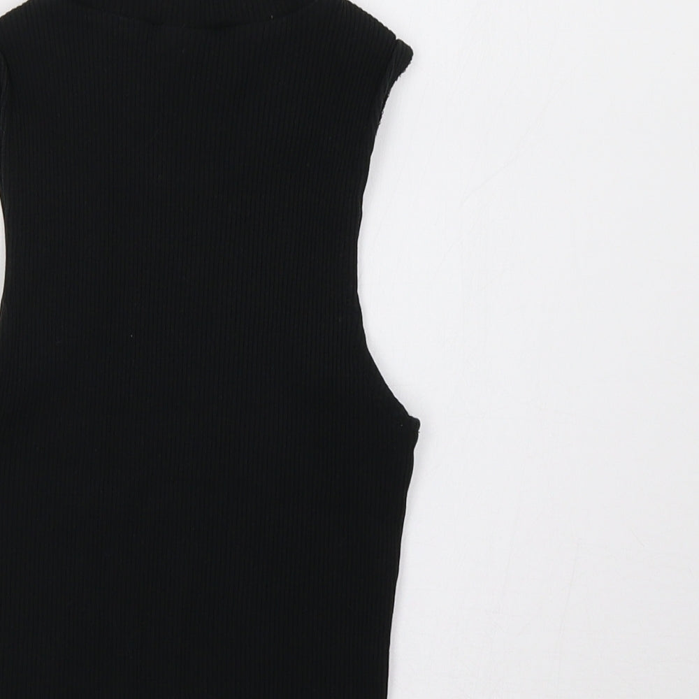 H&M Womens Black   Basic T-Shirt Size S