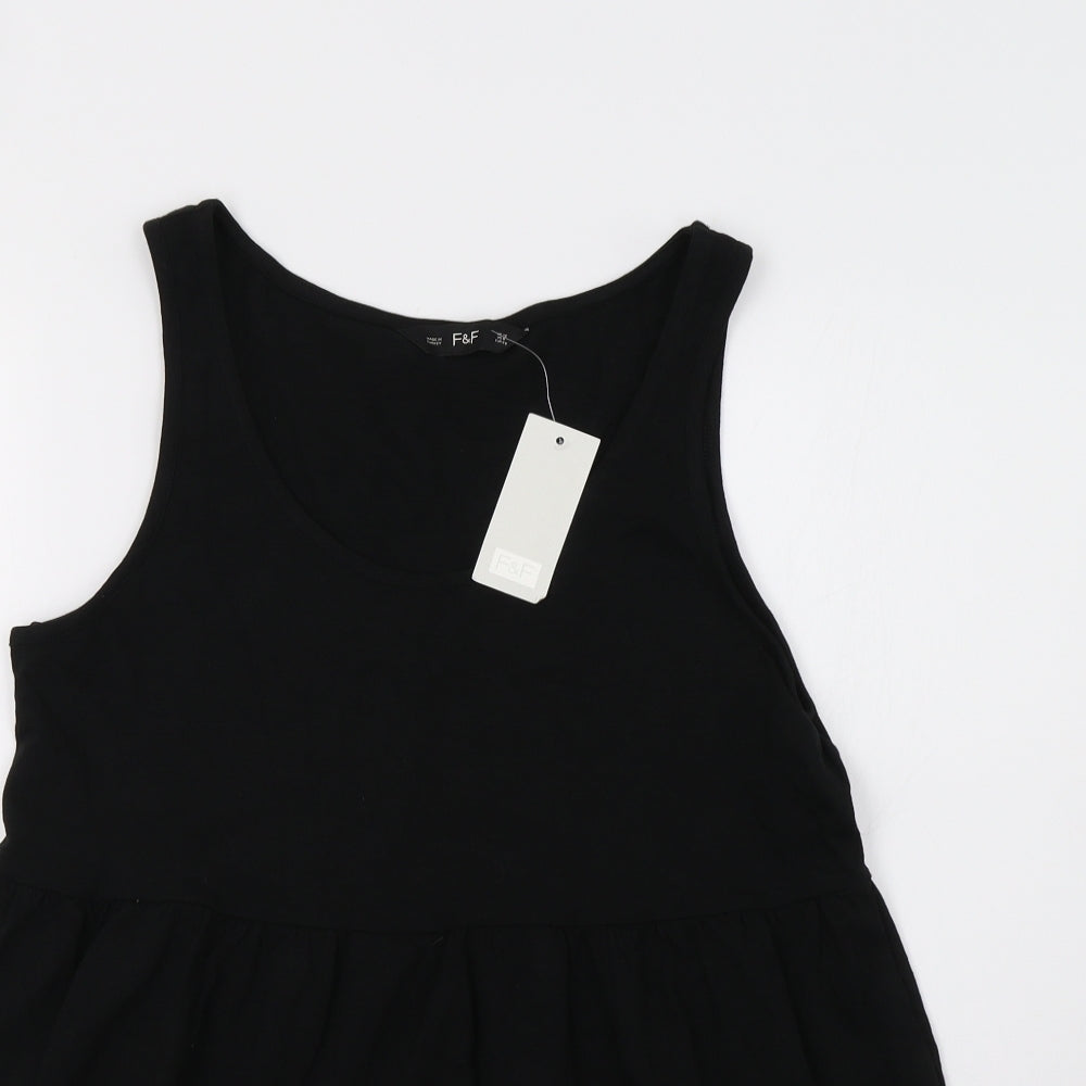 F&F Womens Black   Basic Tank Size 12