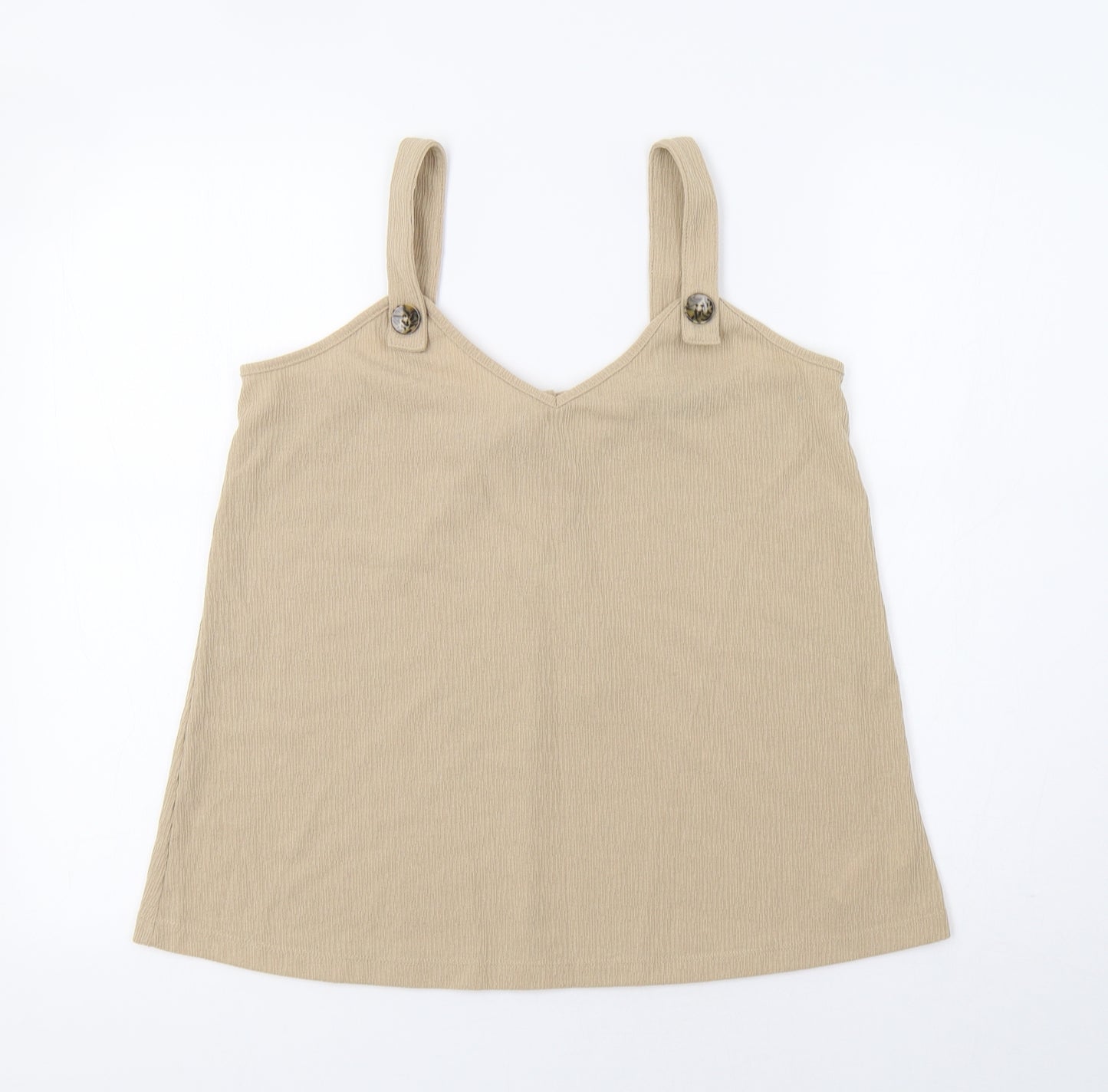 F&F Womens Beige   Basic Tank Size 12