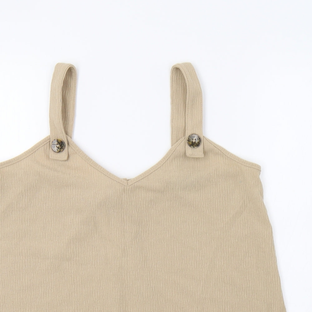 F&F Womens Beige   Basic Tank Size 12