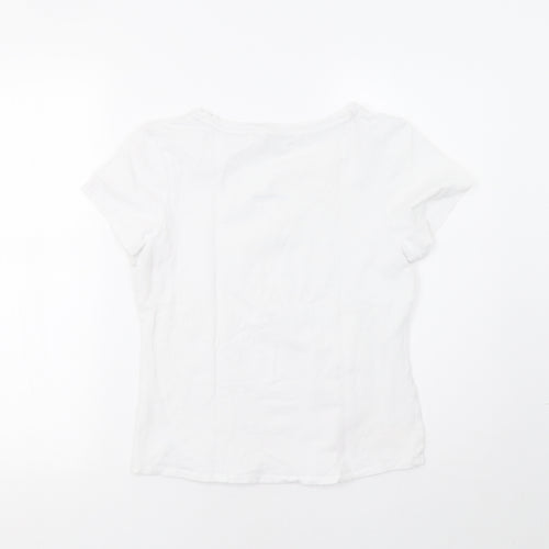 SoulCal&Co Womens White   Basic T-Shirt Size 12