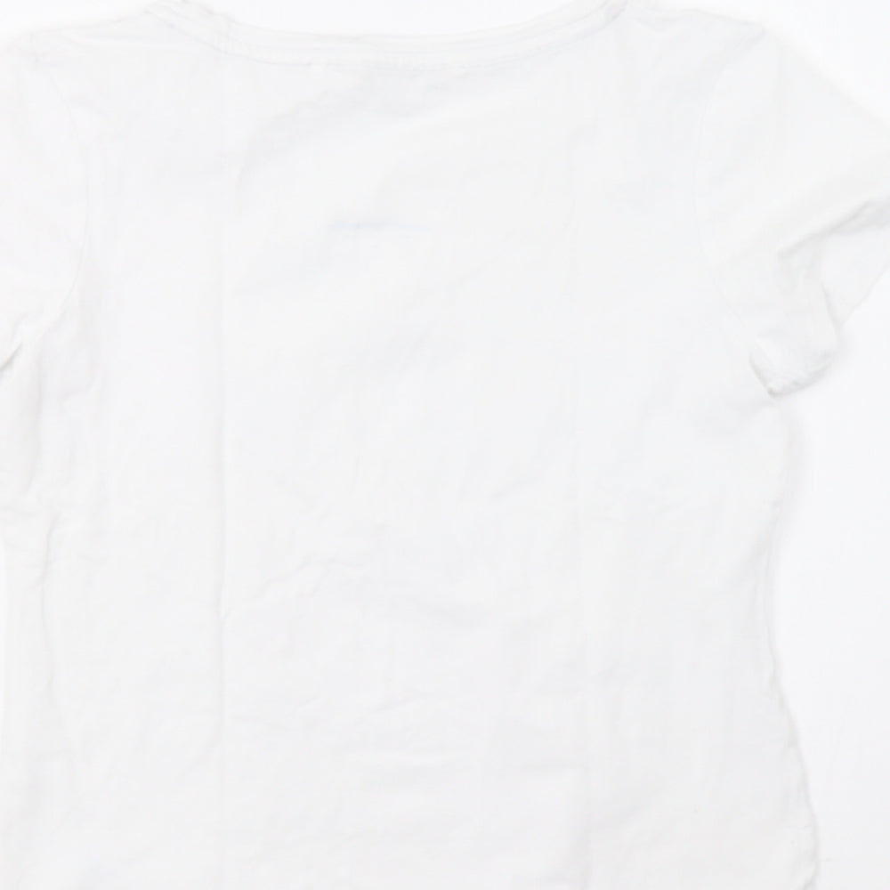 SoulCal&Co Womens White   Basic T-Shirt Size 12