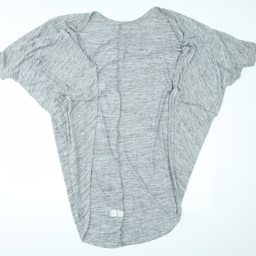 matlaan Womens Grey   Shrug Jumper Size M  - long shrug