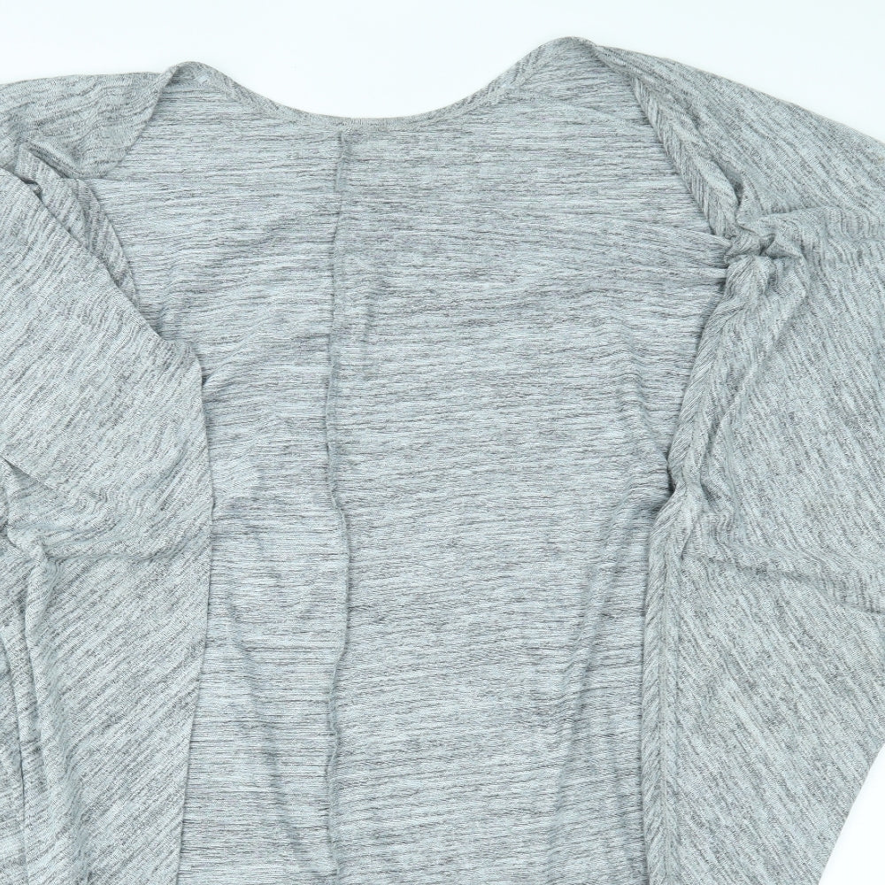 matlaan Womens Grey   Shrug Jumper Size M  - long shrug