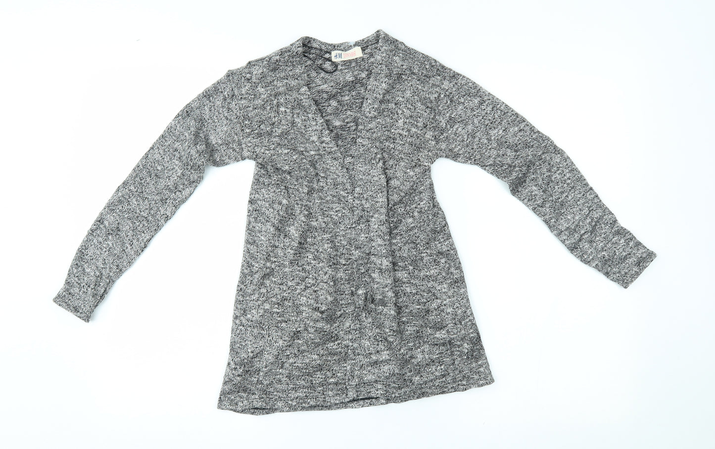 H7M Girls Grey   Cardigan Jumper Size 8-9 Years