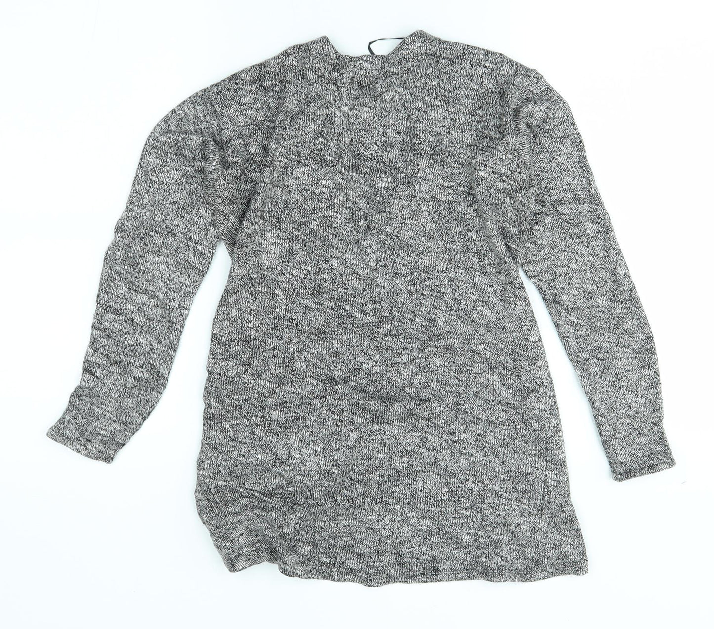 H7M Girls Grey   Cardigan Jumper Size 8-9 Years