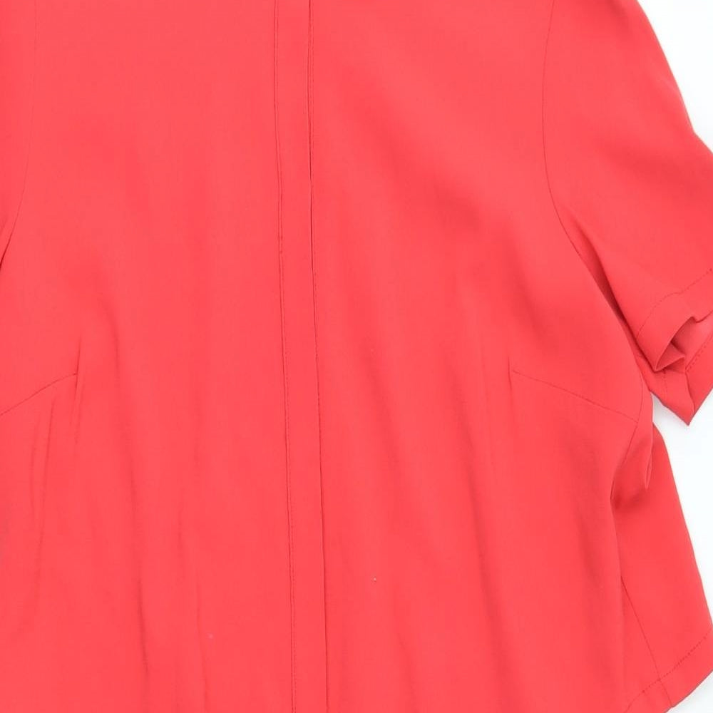 M&S Womens Red   T-Shirt Dress  Size 10