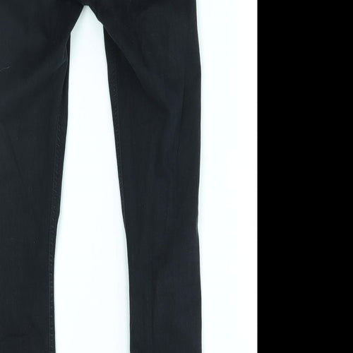 Topshop Womens Black   Skinny Jeans Size 26 in L32 in