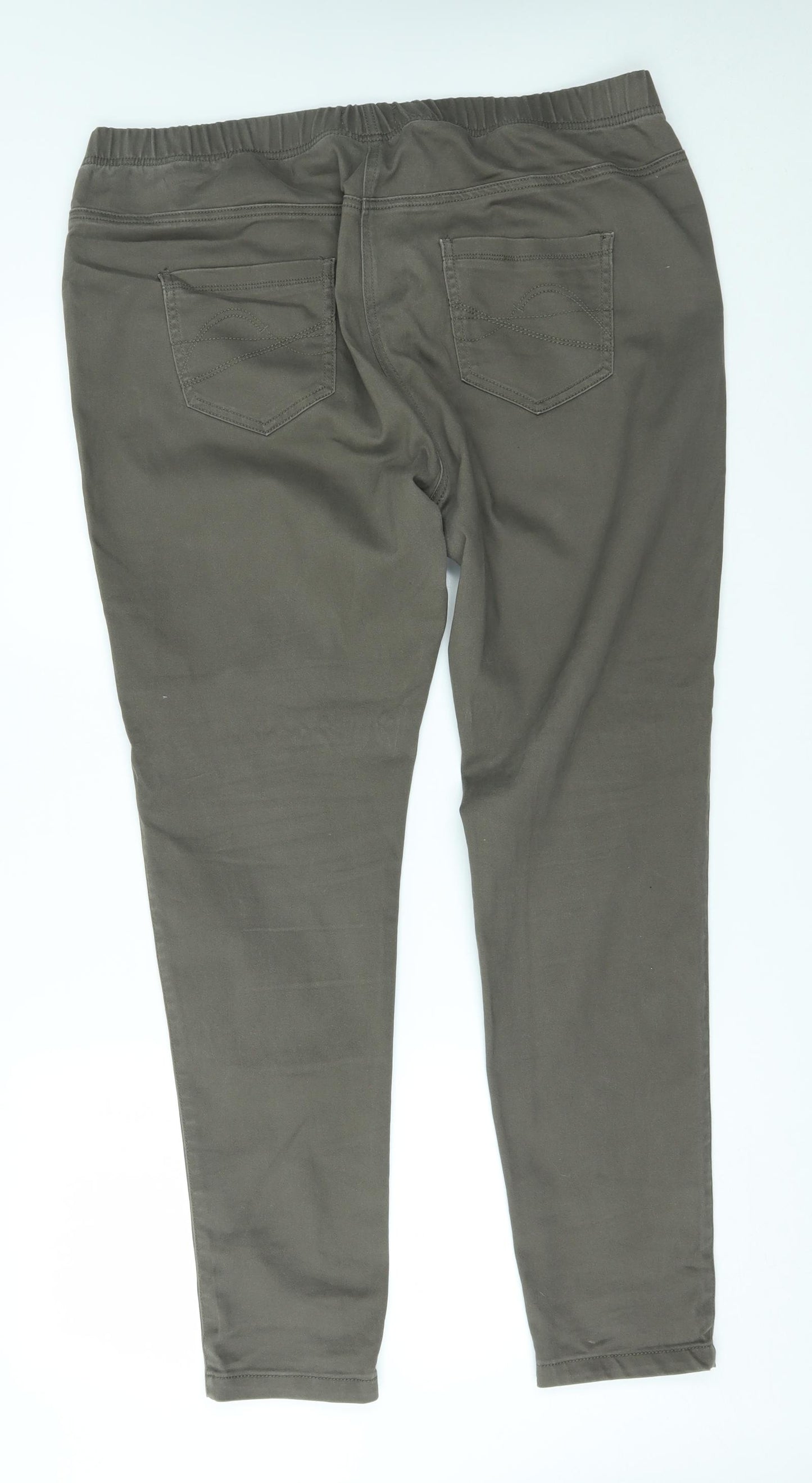 TU Womens Brown   Trousers  Size 20 L29 in