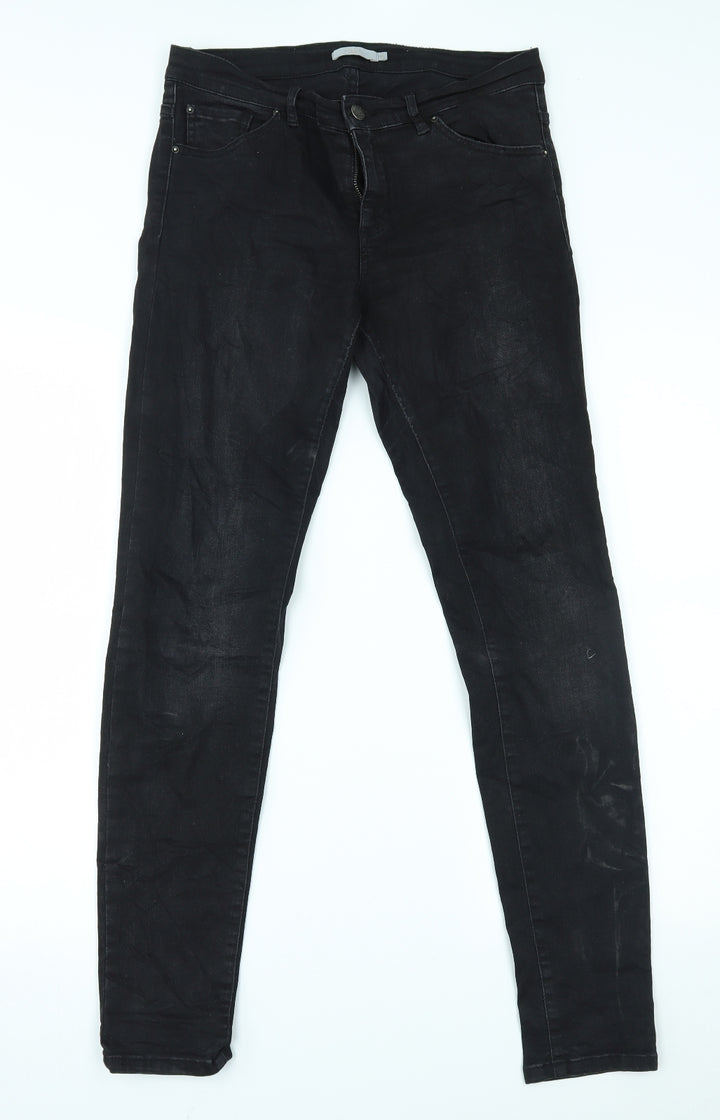 wera Womens Black   Straight Jeans Size 14 L27 in