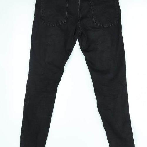 wera Womens Black   Straight Jeans Size 14 L27 in