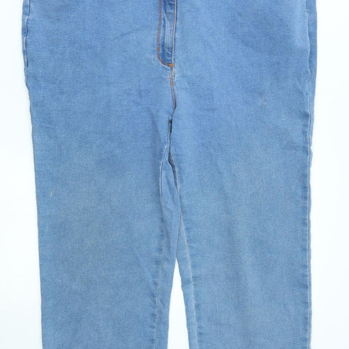Preworn Womens Blue   Straight Jeans Size 18 L24 in