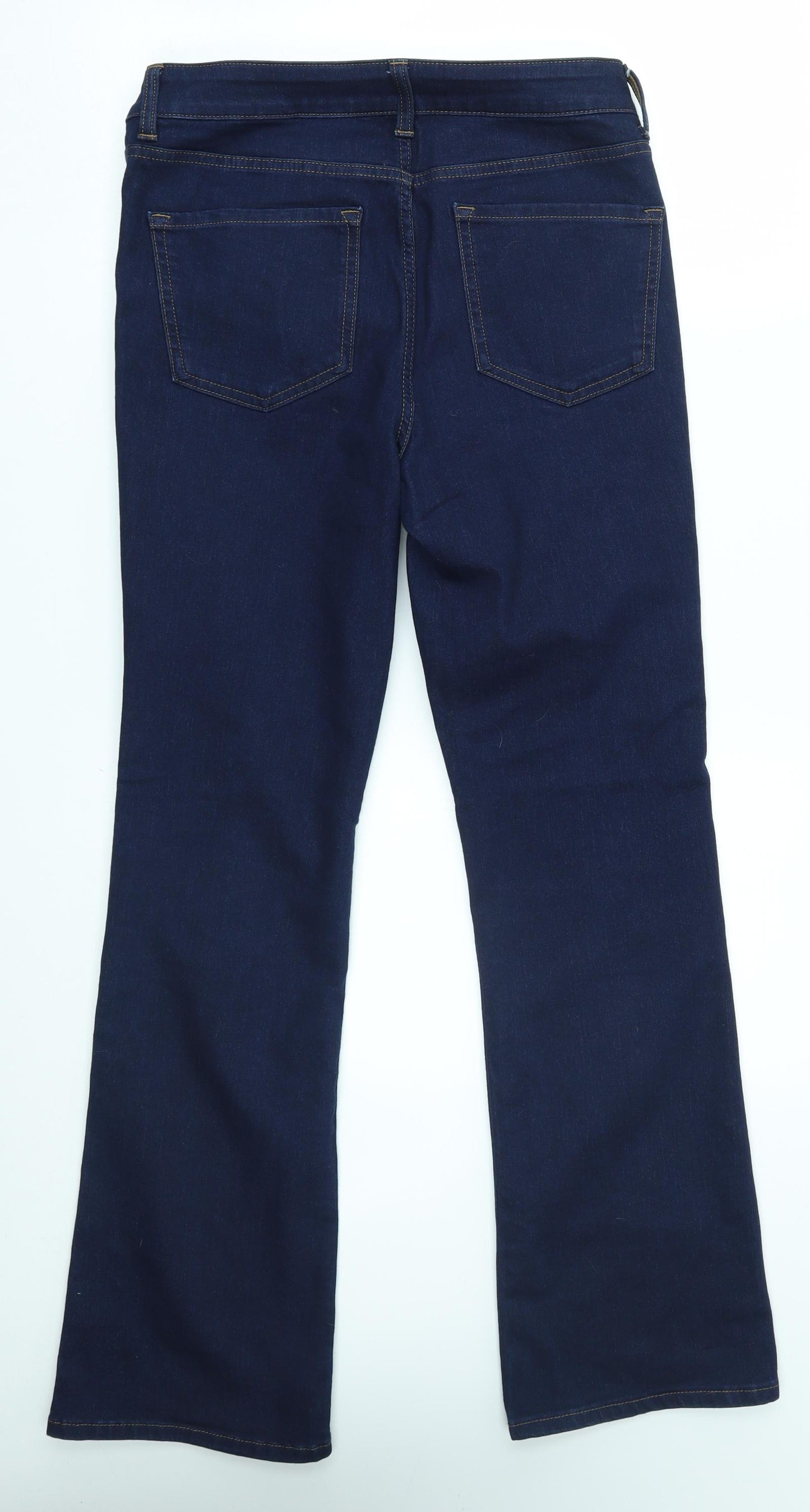 M&S Womens Blue   Bootcut Jeans Size 12 L30 in