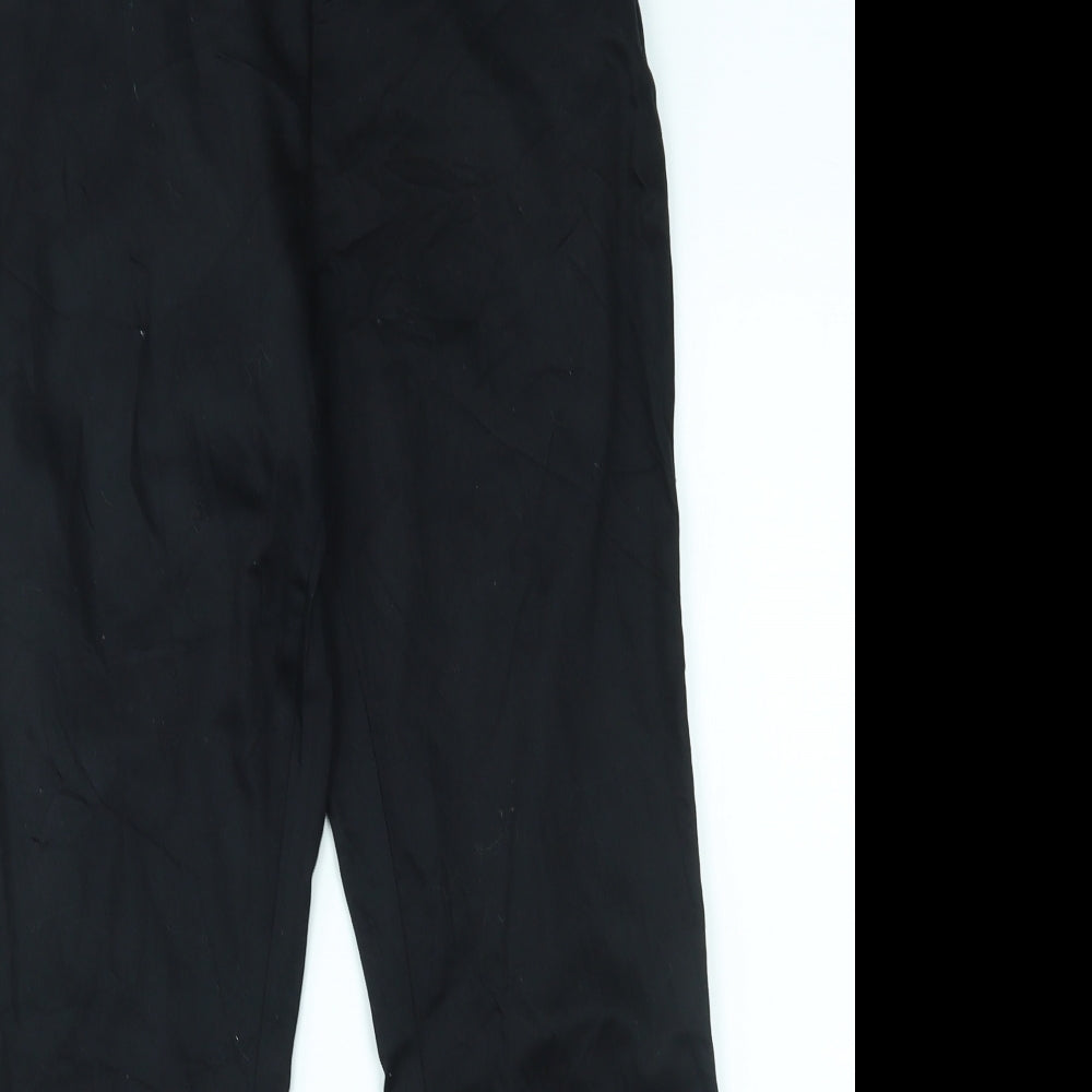 H&M Womens Black   Trousers  Size 12 L26 in