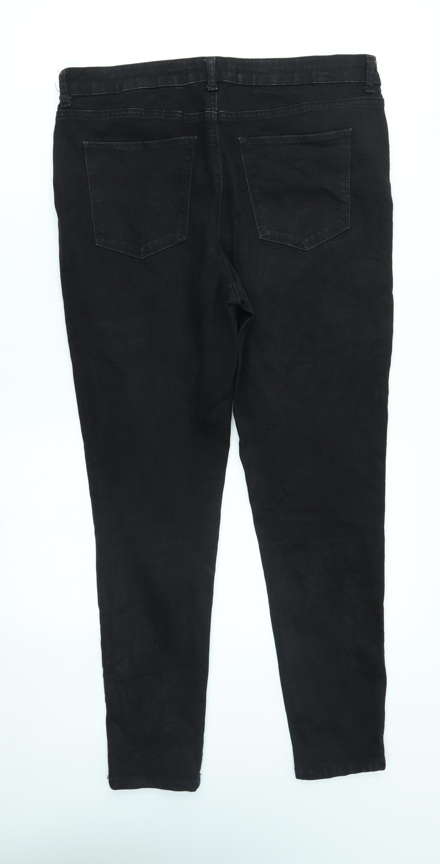 Very Womens Black   Skinny Jeans Size 14 L26 in