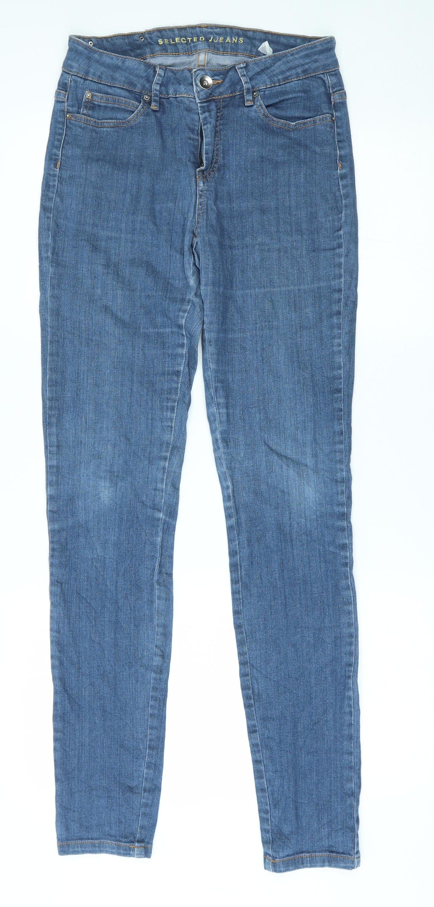 Selected Womens Blue   Skinny Jeans Size 26 in L31 in