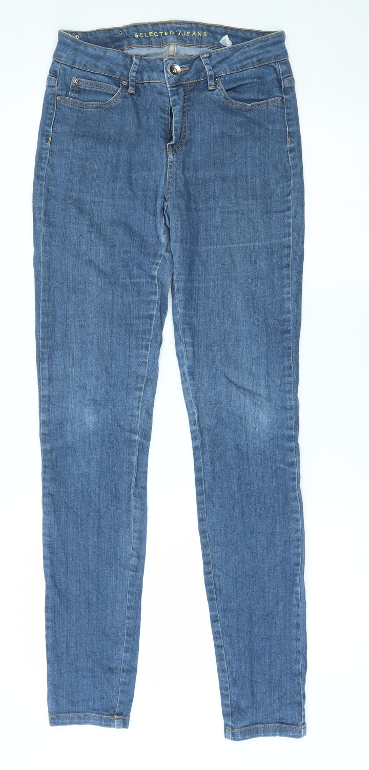 Selected Womens Blue   Skinny Jeans Size 26 in L31 in