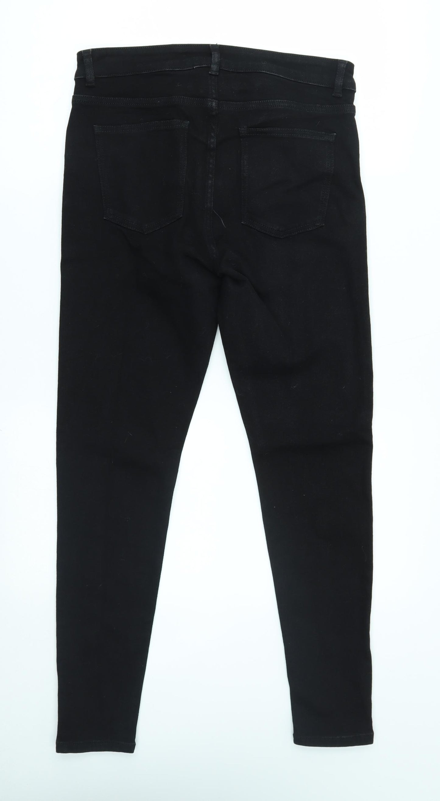 M&S Womens Black   Skinny Jeans Size 12 L28 in