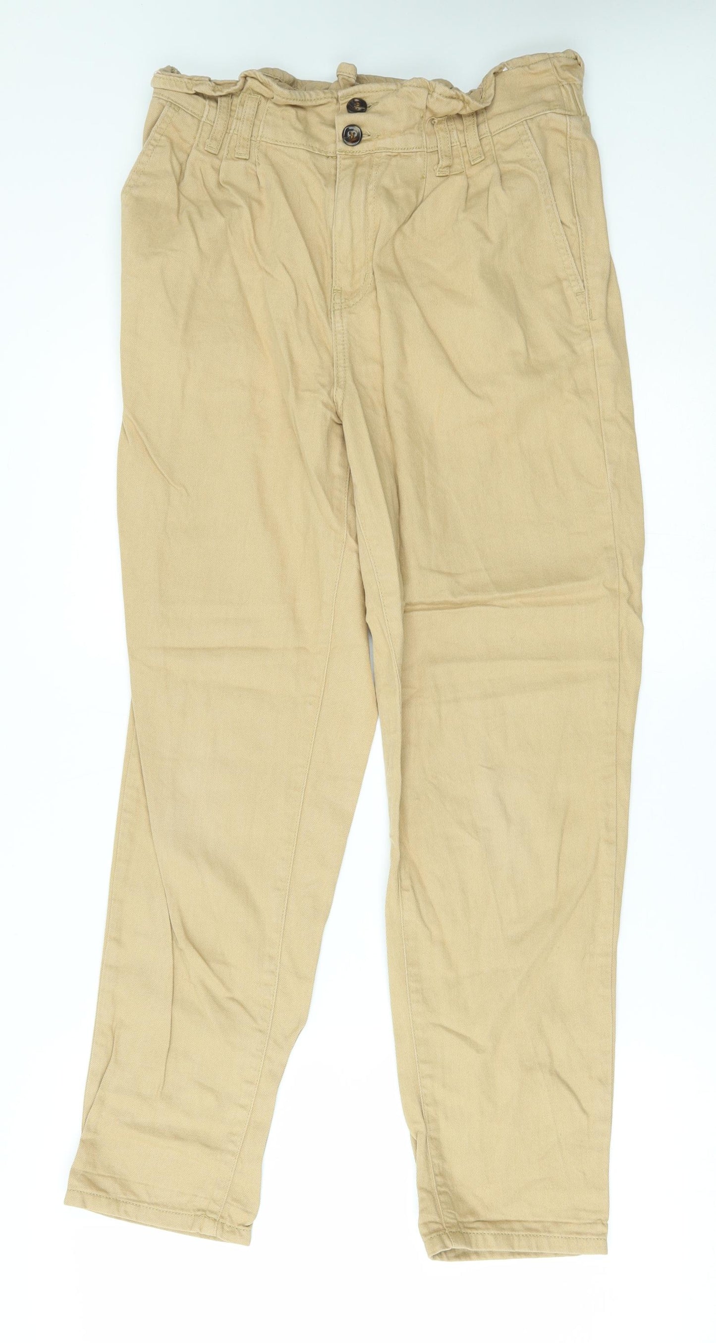 Primark Womens Beige   Tapered Jeans Size 10 L28 in
