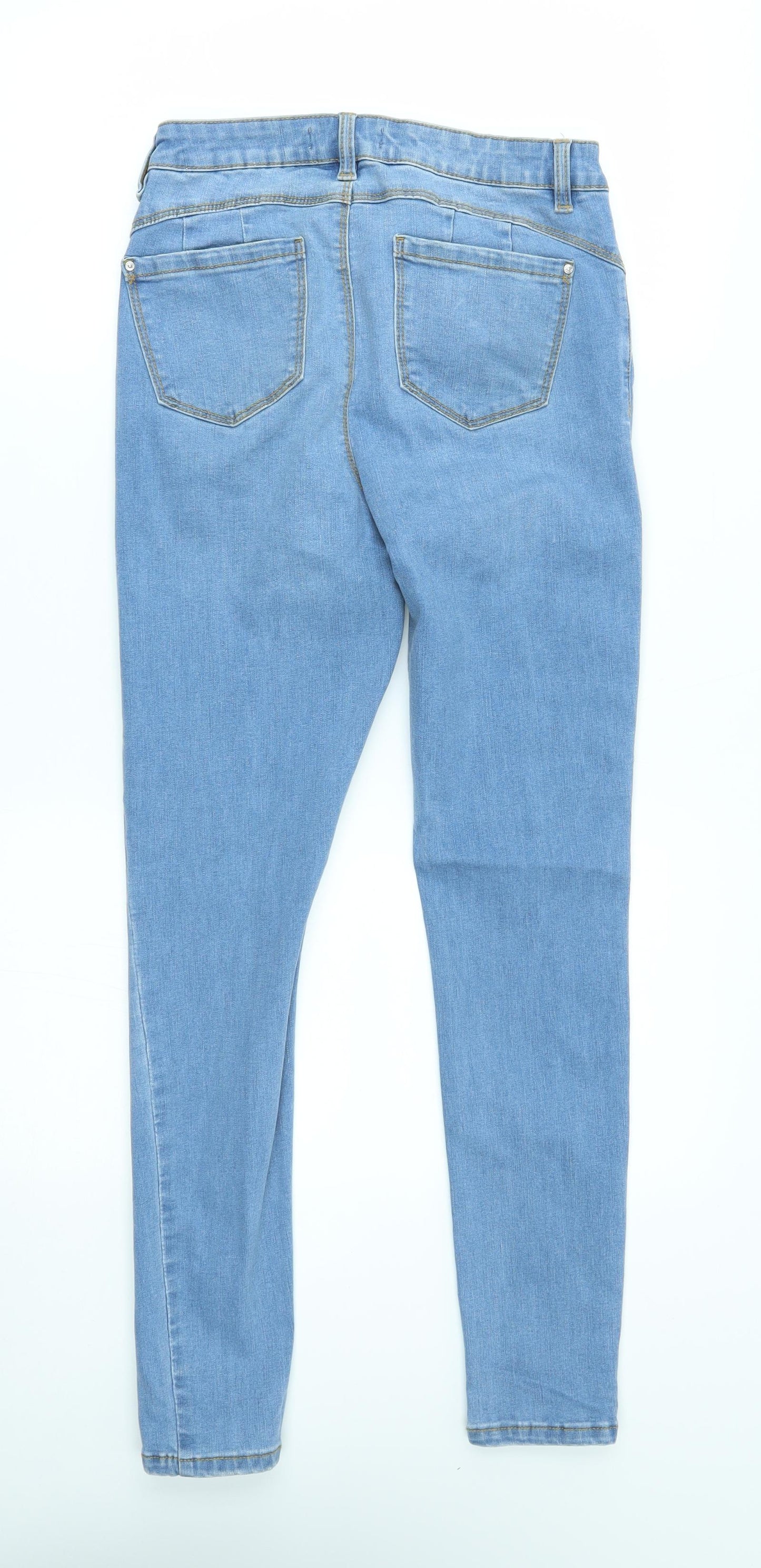 Primark Womens Blue   Skinny Jeans Size 12 L28 in