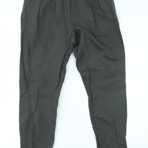 Topshop Womens Grey   Trousers  Size 8 L24 in