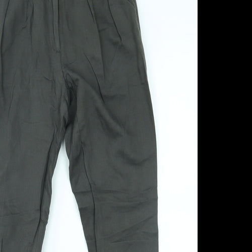 Topshop Womens Grey   Trousers  Size 8 L24 in