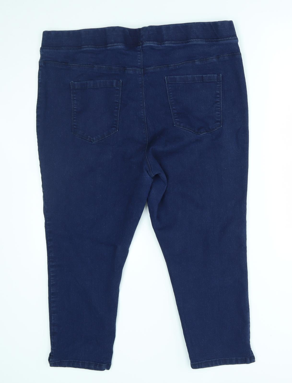 PEP&co Womens Blue   Jegging Jeans Size 22 L20 in