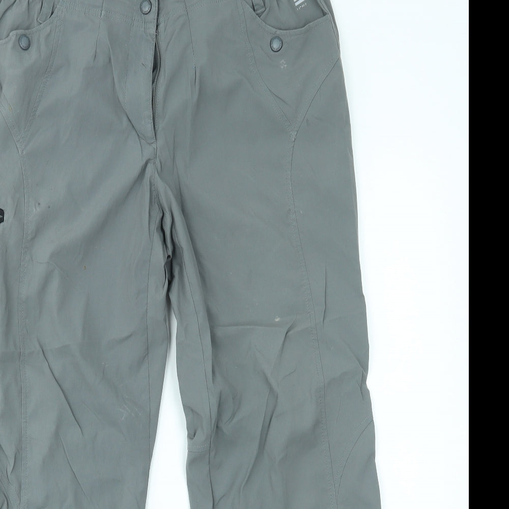 lands end Womens Grey   Windbreaker Trousers Size 10 L26 in