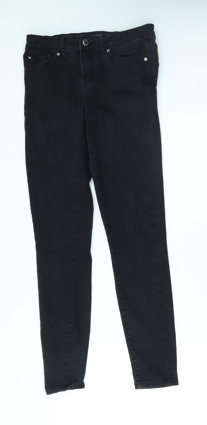 denim co Womens Black Skinny Jeans Size 10 L27 in