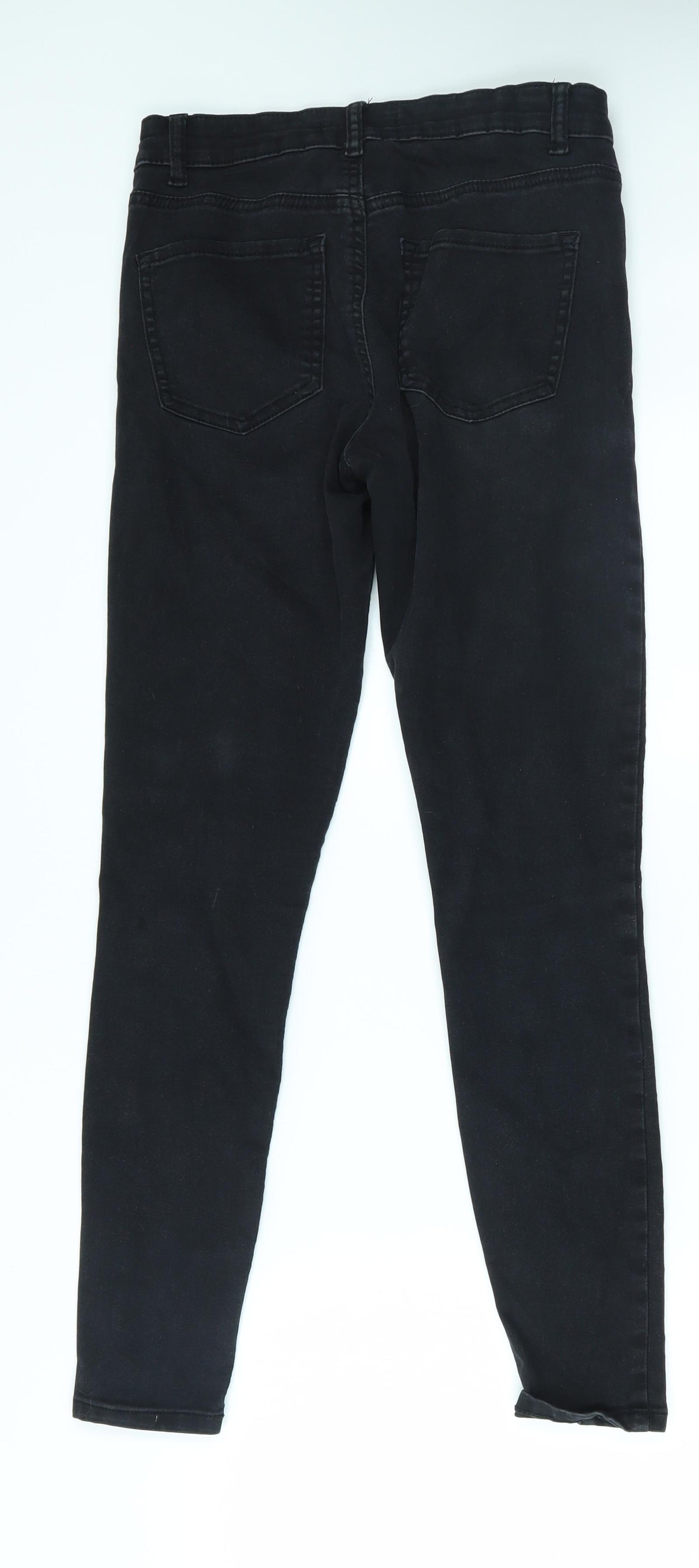 denim co Womens Black   Skinny Jeans Size 10 L27 in