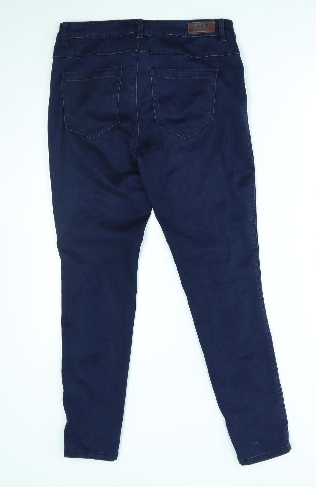 Only Womens Blue   Skinny Jeans Size XL L27 in