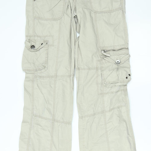 Champion Womens Beige   Cargo Trousers Size 12 L32 in