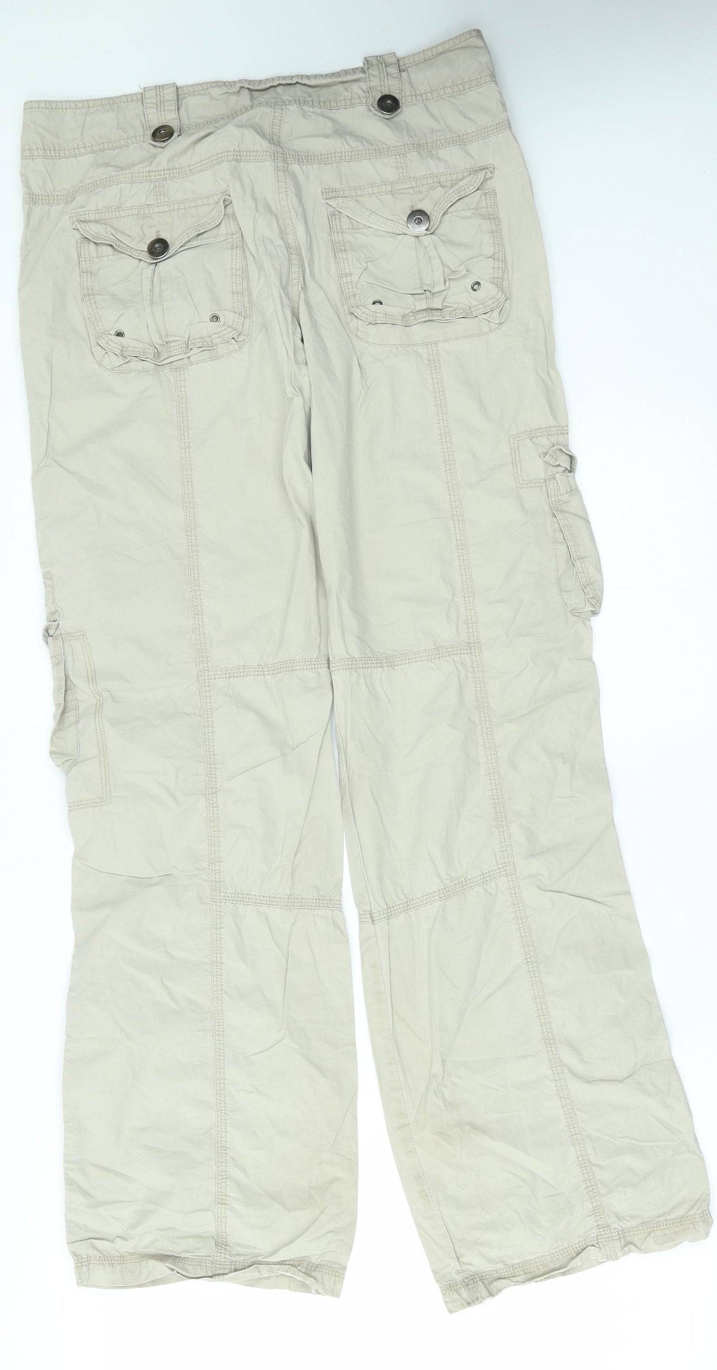 Champion Womens Beige   Cargo Trousers Size 12 L32 in
