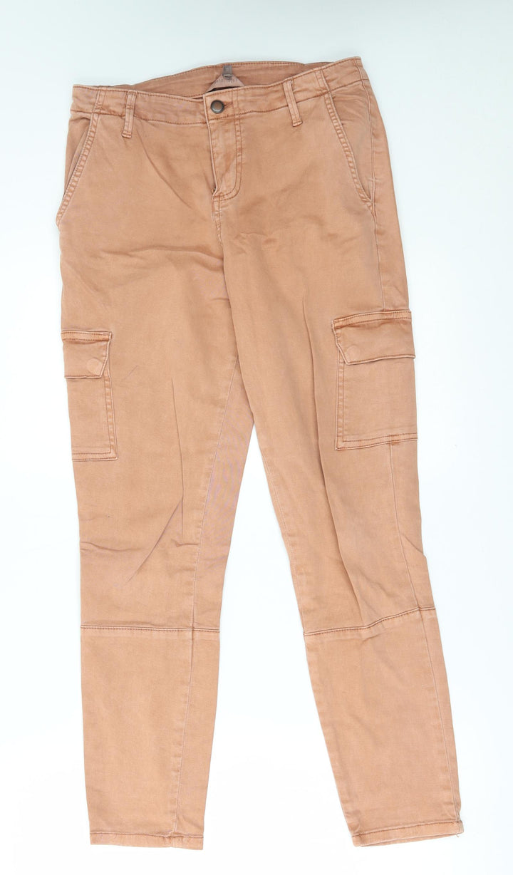 Principles Womens Orange Tapered Jeans Size 10 L26 in - cargo style