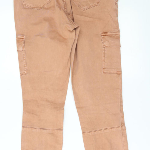 Principles Womens Orange   Tapered Jeans Size 10 L26 in - cargo style