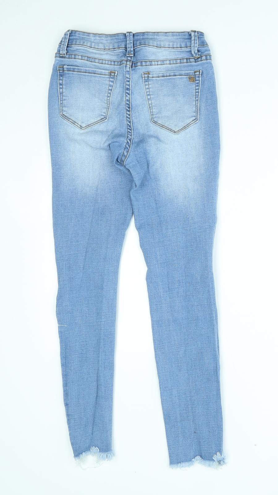 Jessica Simpson Womens Blue   Skinny Jeans Size 14 L24 in - ankle grazer