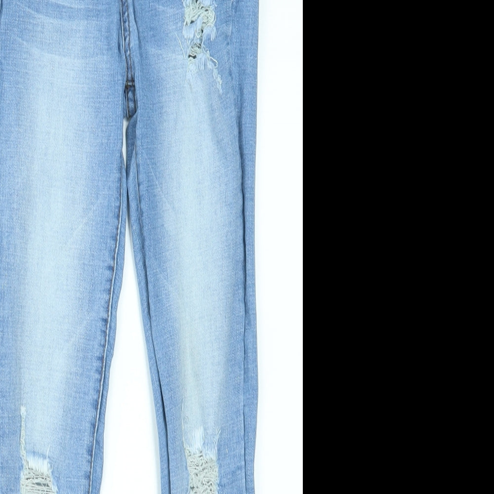 Jessica Simpson Womens Blue   Skinny Jeans Size 14 L24 in - ankle grazer