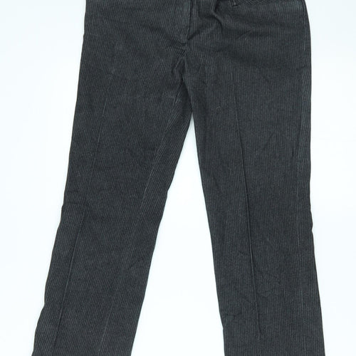 ORSAY Womens Black Striped  Trousers  Size 8 L24 in