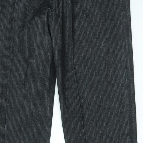 ORSAY Womens Black Striped  Trousers  Size 8 L24 in