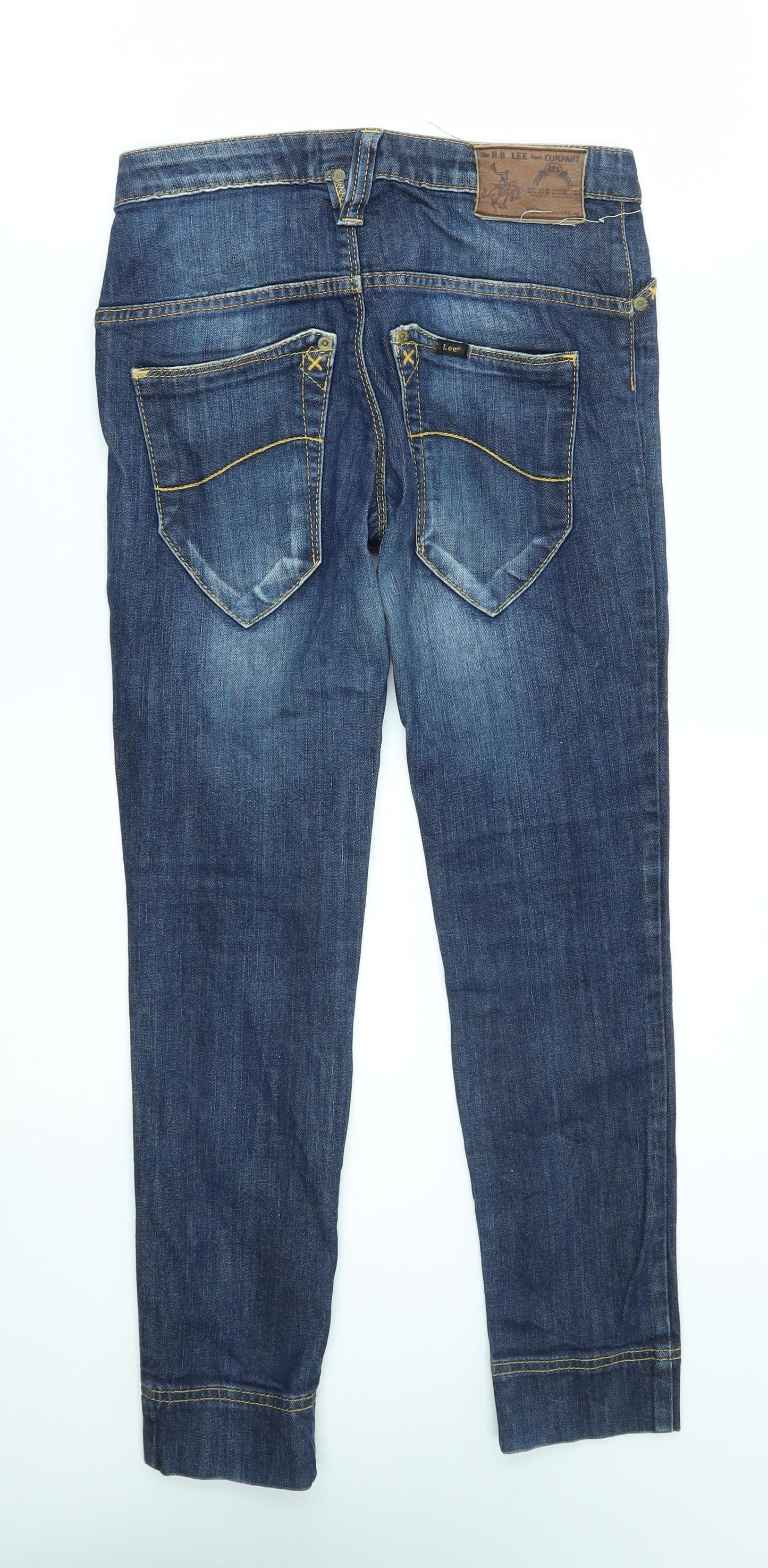Lee Womens Blue   Straight Jeans Size 28 in L26 in