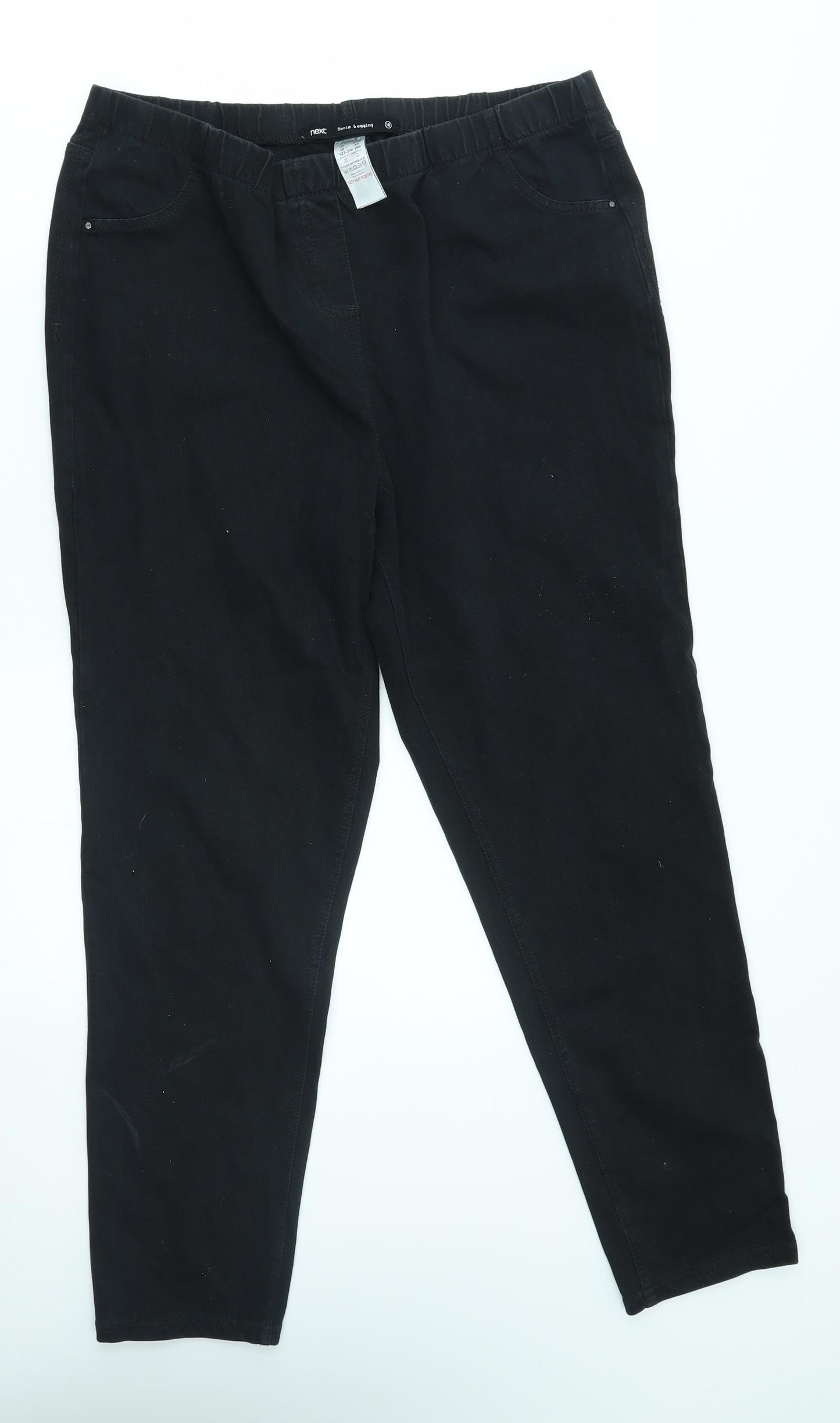 NEXT Womens Black   Jegging Jeans Size 18 L26 in