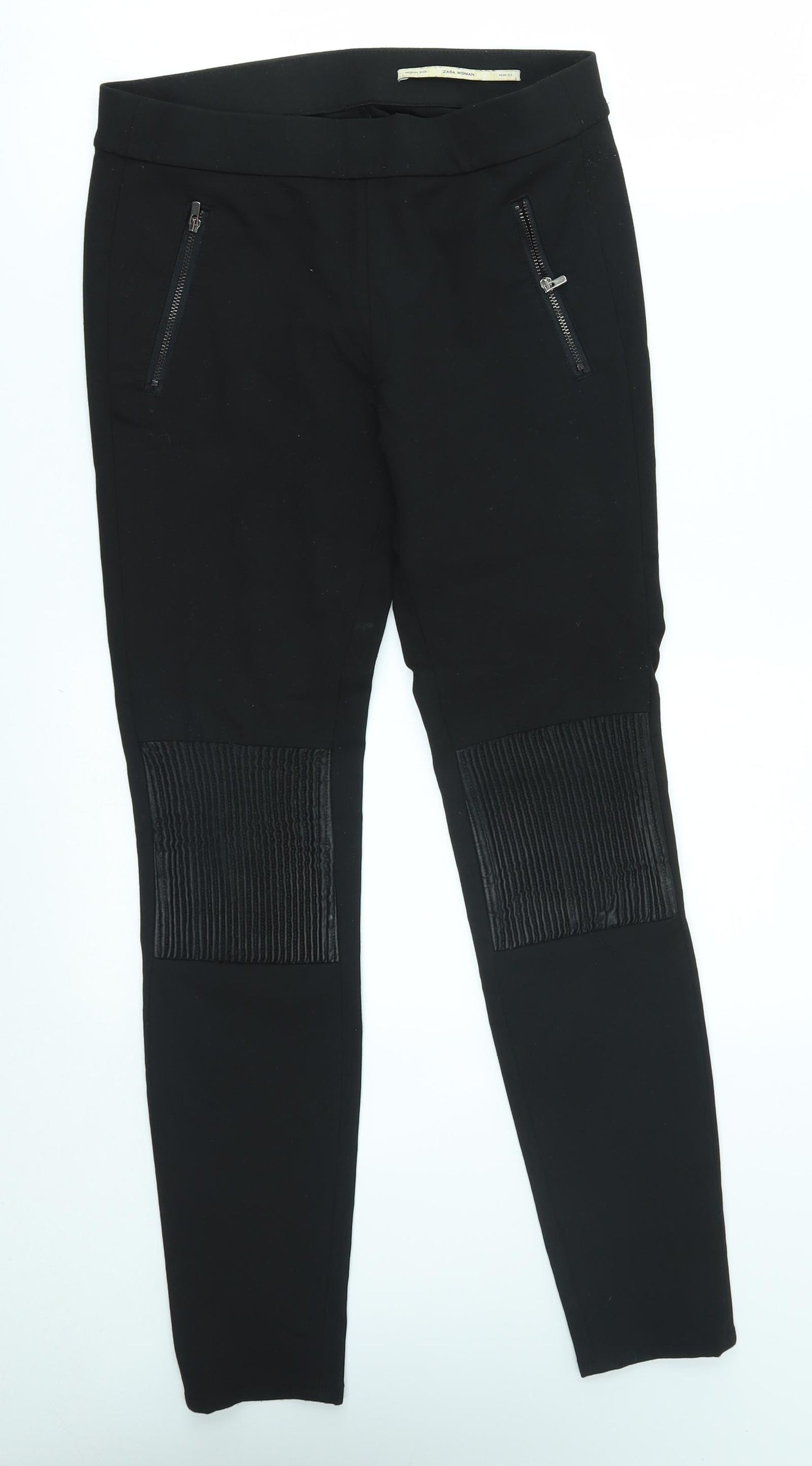 Zara Womens Black   Trousers  Size S L27 in