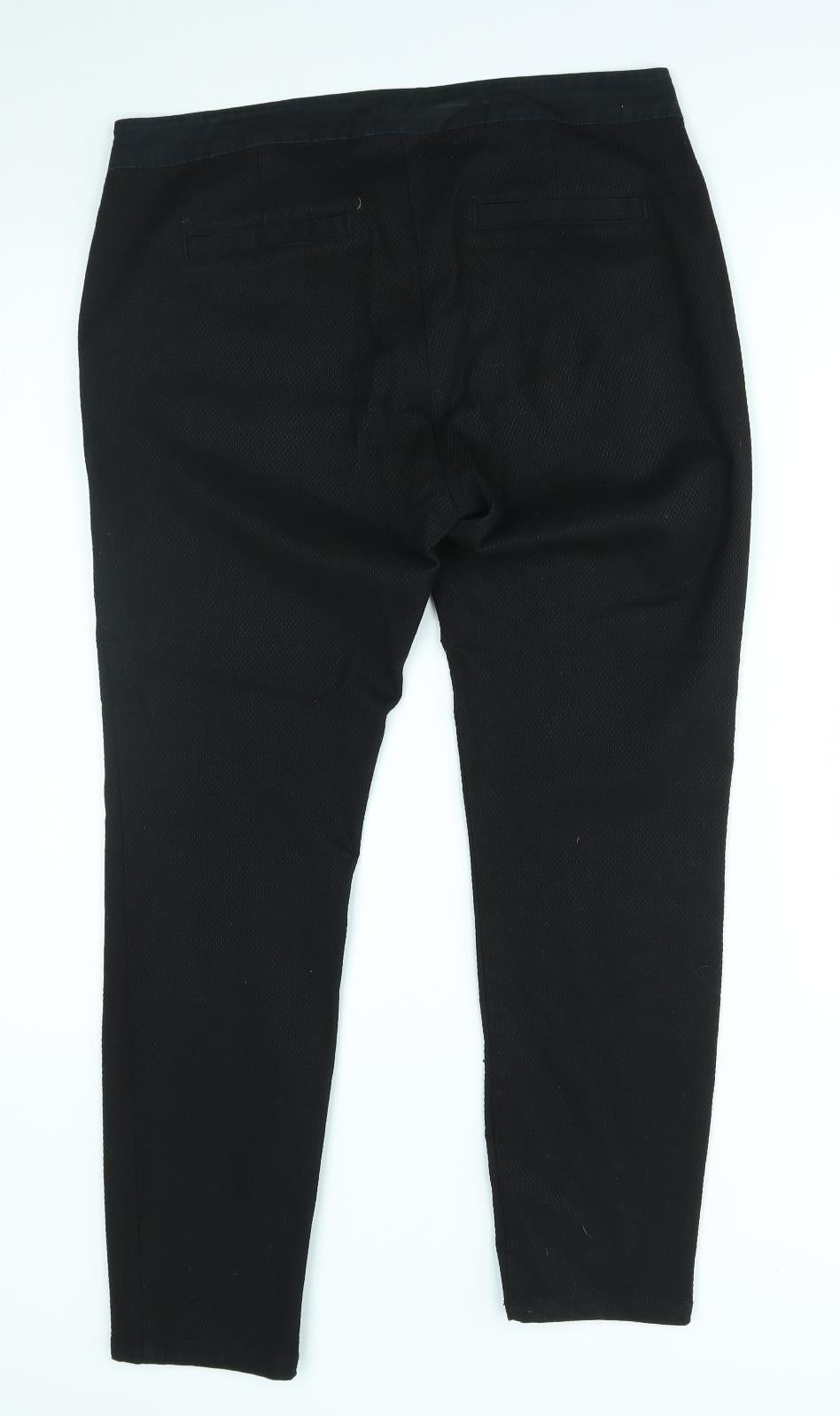 Preworn Womens Black   Trousers  Size 36 in L25 in