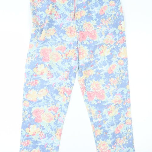 ango Womens Blue Floral  Straight Jeans Size 30 in L26 in