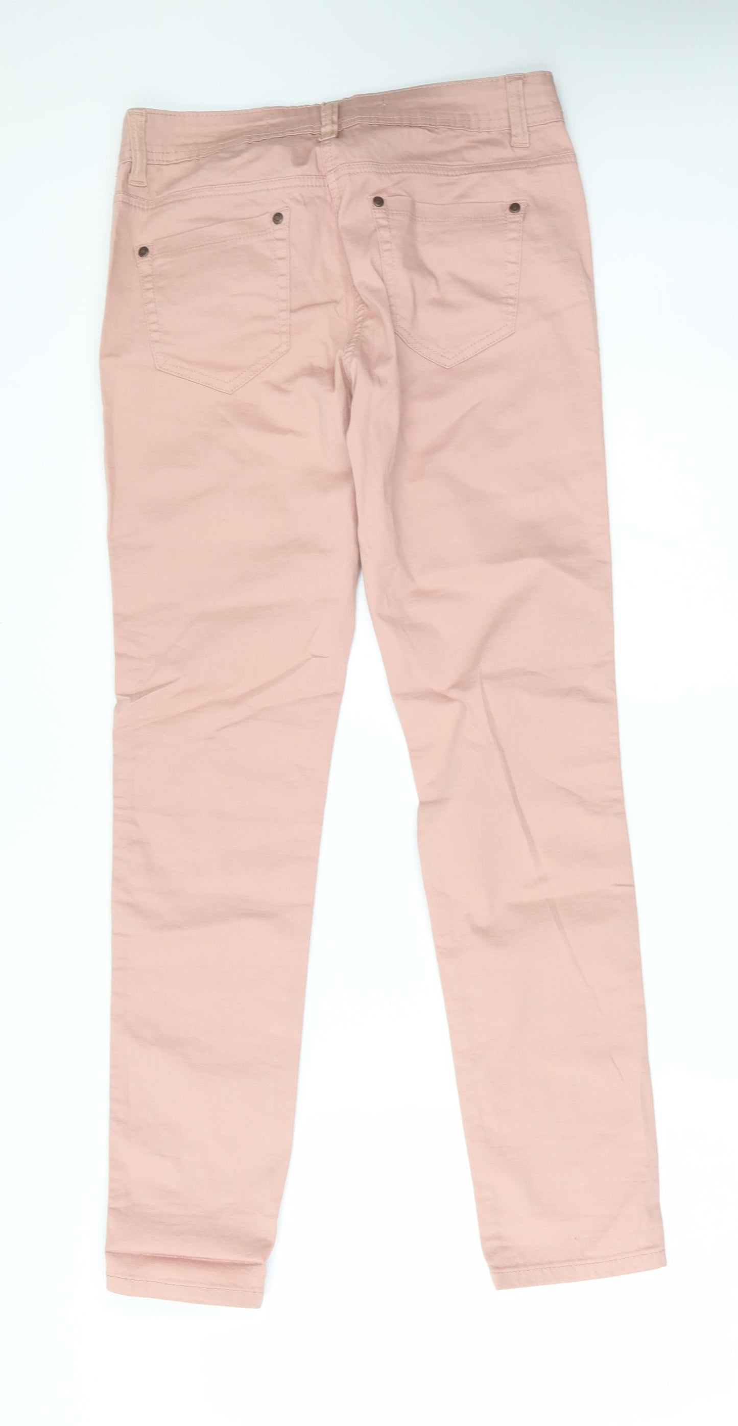 NEXT Womens Pink   Skinny Jeans Size 12 L29 in