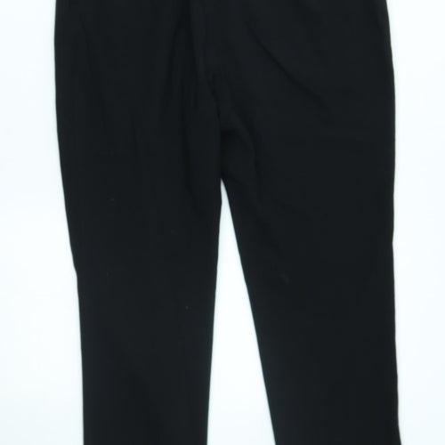 M&S Womens Black   Trousers  Size 12 L27 in