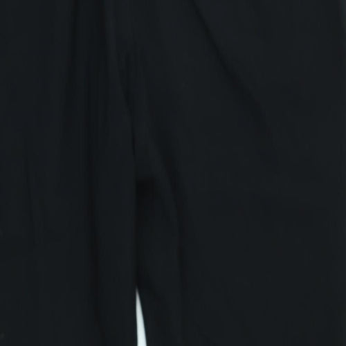 M&S Womens Black   Trousers  Size 12 L27 in