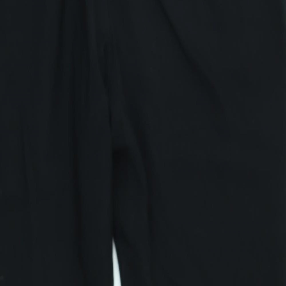 M&S Womens Black   Trousers  Size 12 L27 in