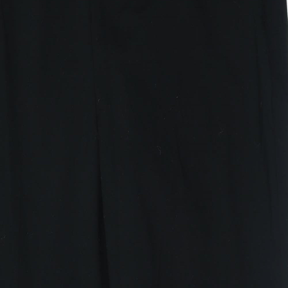 M&S Womens Black   Trousers  Size 18 L25 in